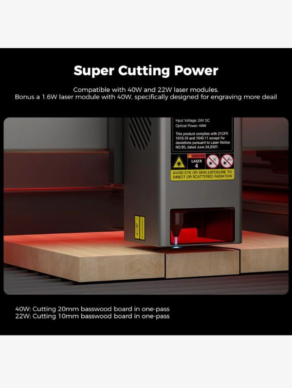 Creality Falcon2 Pro Enclosed Laser Engraver And Cutter For 44w - Image 3