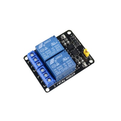 12V 2 Channel Relay Module ( Optocoupler)